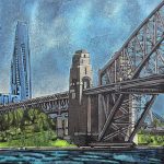 Harbour Bridge & Crown Casino - Watercolour
